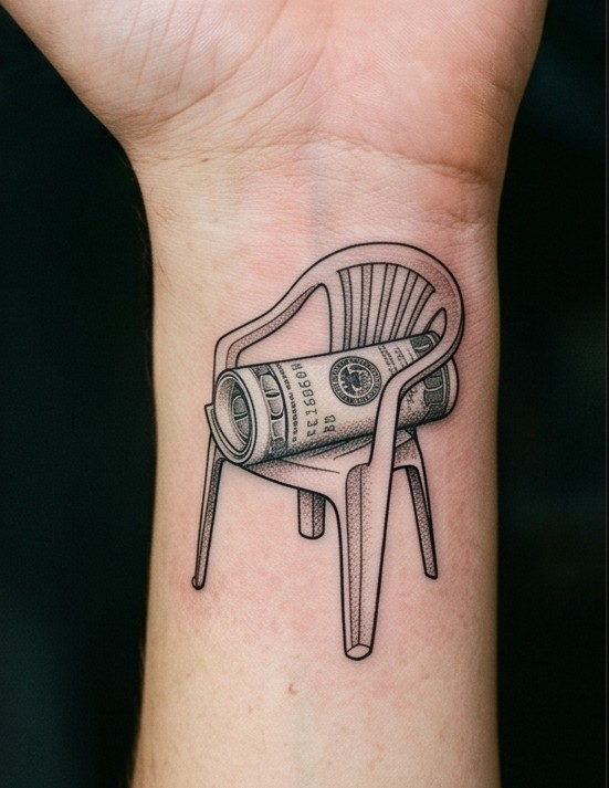$BWC community chair tattoo 01348X